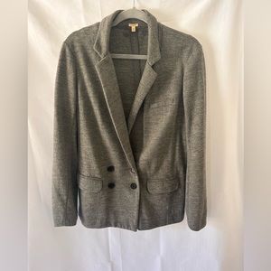 J. Crew gray wool stretch blazer